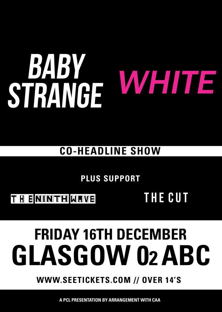 baby strange gig poster